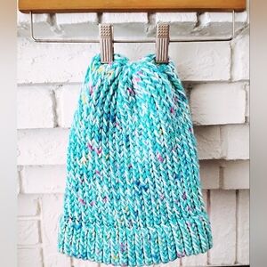 Turquoise Knit Beanie